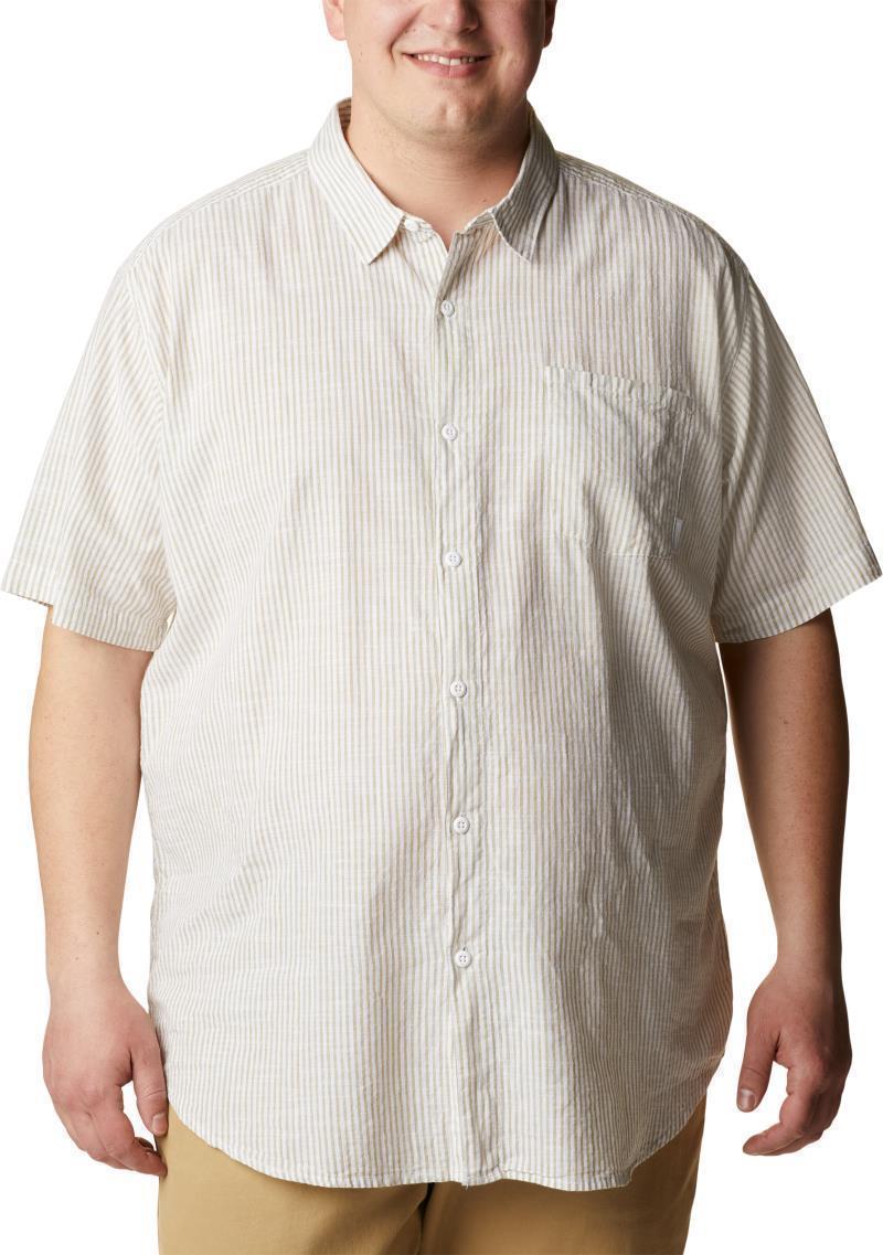 Under Exposure YD SS Shirt - Big - Mens - Savory Oxford Stripe 1