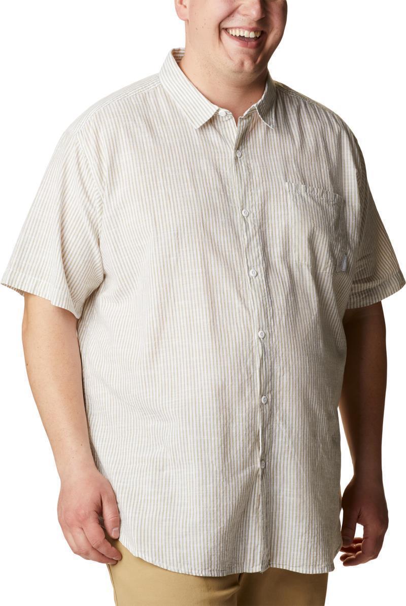 Under Exposure YD SS Shirt - Big - Mens - Savory Oxford Stripe 3