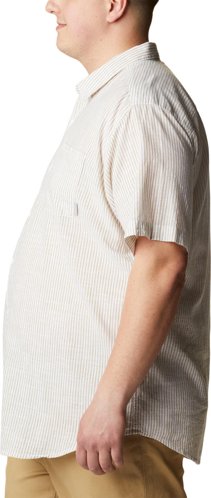 Under Exposure YD SS Shirt - Big - Mens - Savory Oxford Stripe 4