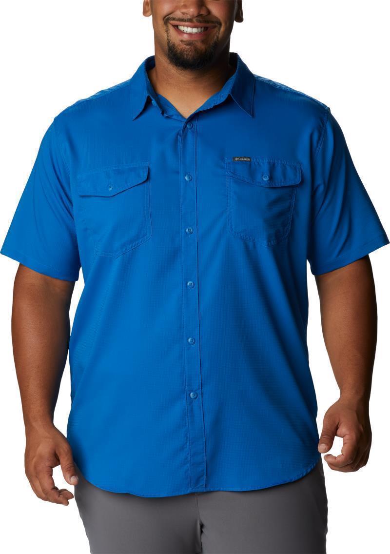 Utilizer II Solid SS Shirt - Big - Mens - Bright Indigo 1