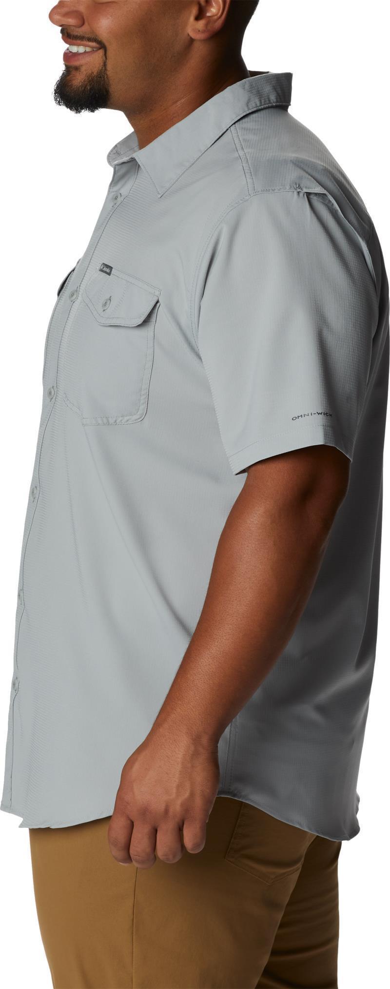 Utilizer II Solid SS Shirt - Big - Mens - Columbia Grey 3