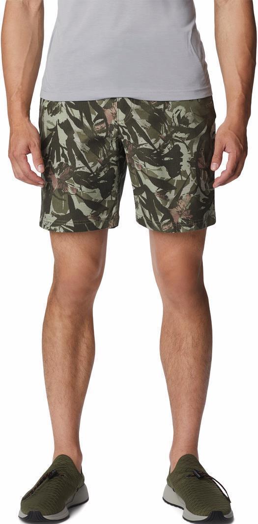 Wallowa Belted Shorts, 6" Inseam - Mens - stone green floriculture 1