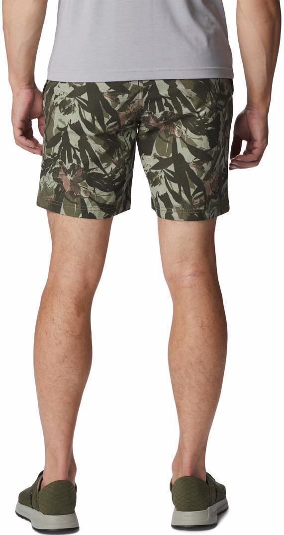 Wallowa Belted Shorts, 6" Inseam - Mens - stone green floriculture 1