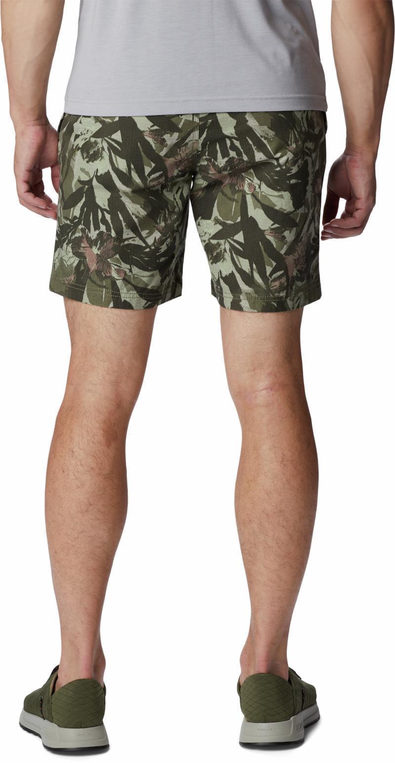Wallowa Belted Shorts, 8" Inseam - Mens - stone green floriculture 1
