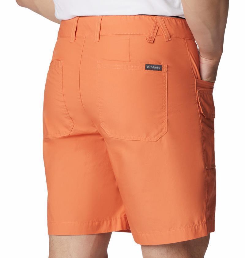 Washed Out Cargo Shorts, 8" Inseam - Mens - Desert Orange 5