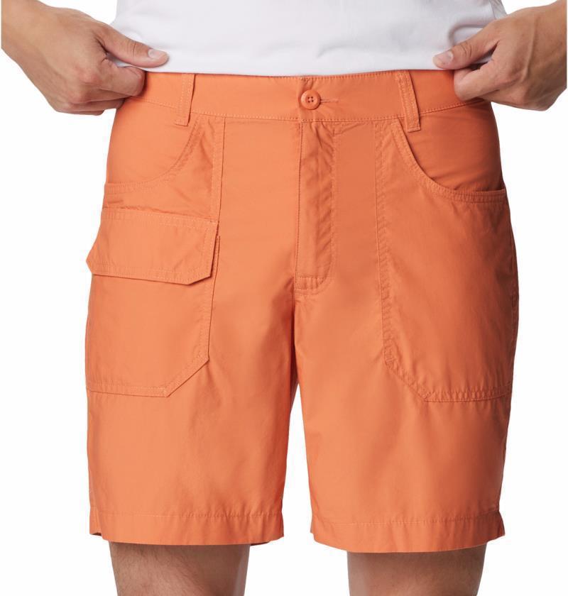 Washed Out Cargo Shorts, 8" Inseam - Mens - Desert Orange 4