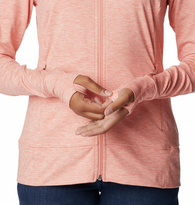 Weekend Adventure Full Zip - Womens - Summer Peach Heather 4