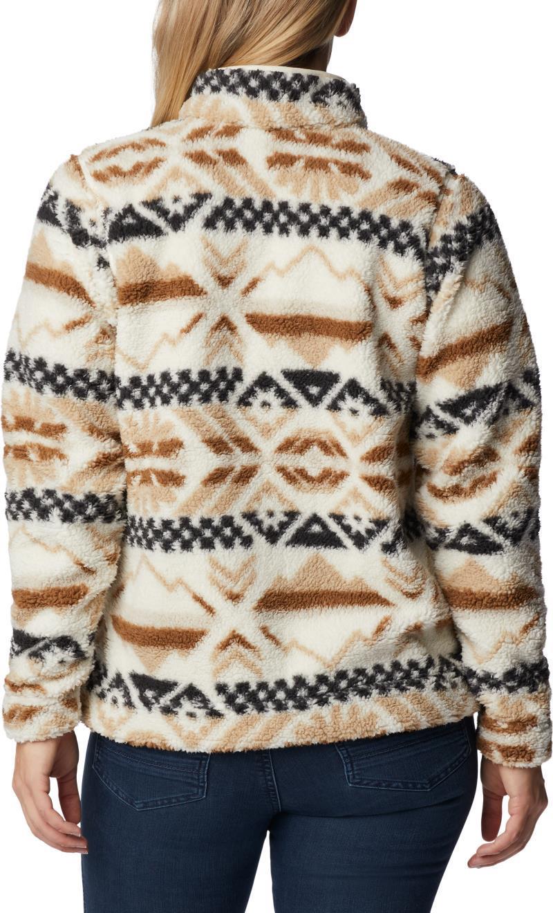 West Bend 1/4 Zip Pullover - Womens - Chalk Checkered Peaks / Chalk 2