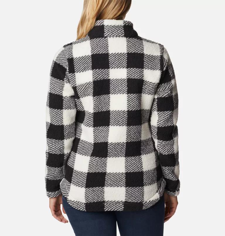 West Bend Full Zip - Womens - Chalk Check Print 2