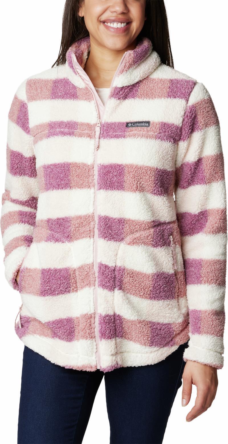 West Bend Full Zip - Womens - Dusty Pink Multi Check 1