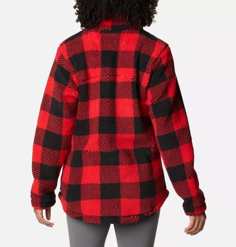 West Bend Full Zip - Womens - Red Lily Check Print 2