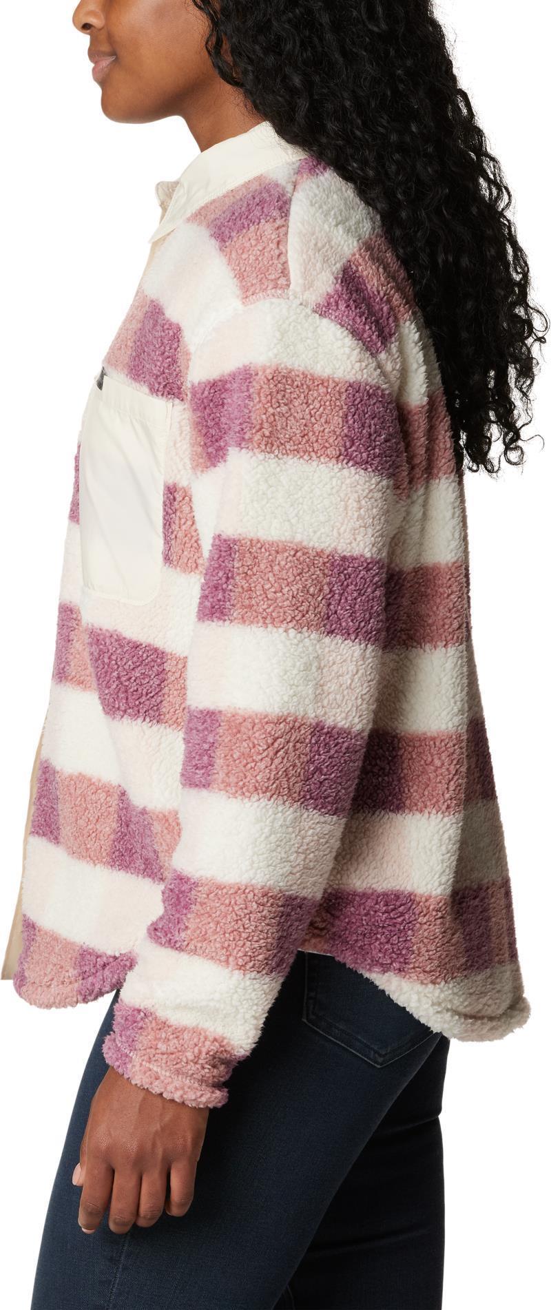 West Bend Shirt Jacket - Womens - Dusty Pink Multi Check / Chalk 5