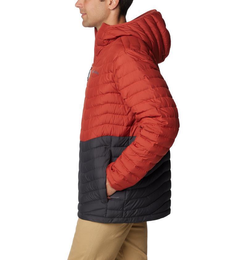 Westridge Down Hooded Jacket - Tall - Mens - Shark / Warp Red 3