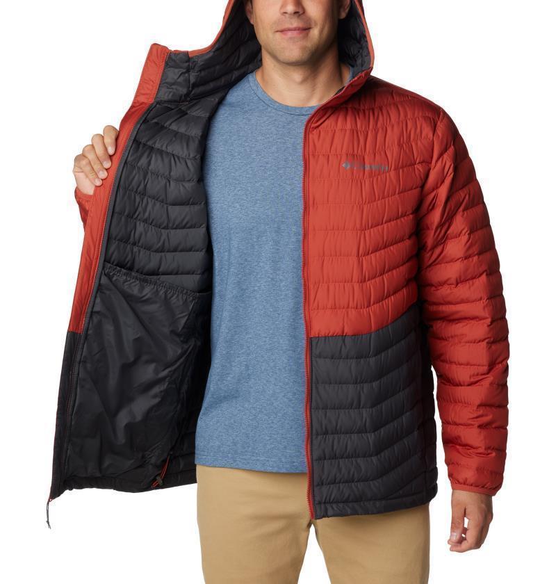 Westridge Down Hooded Jacket - Tall - Mens - Shark / Warp Red 5