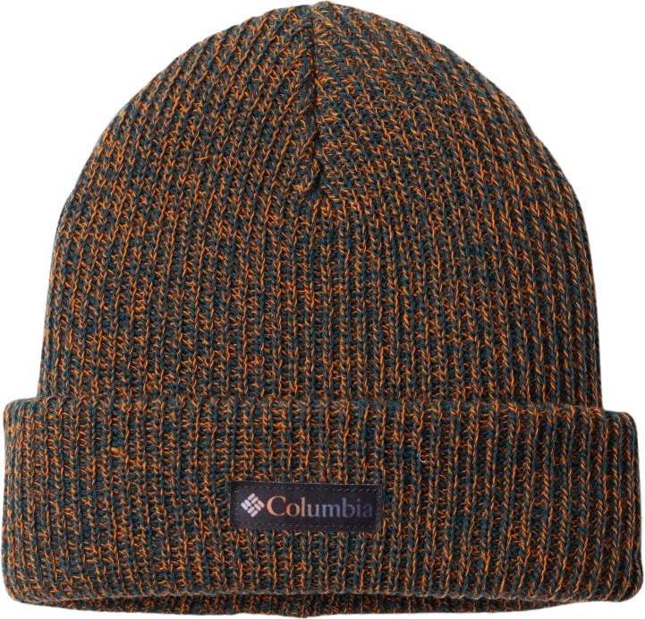 Whirlibird Cuffed Beanie - Toddler - Night Wave / Bright Orange Marled 1