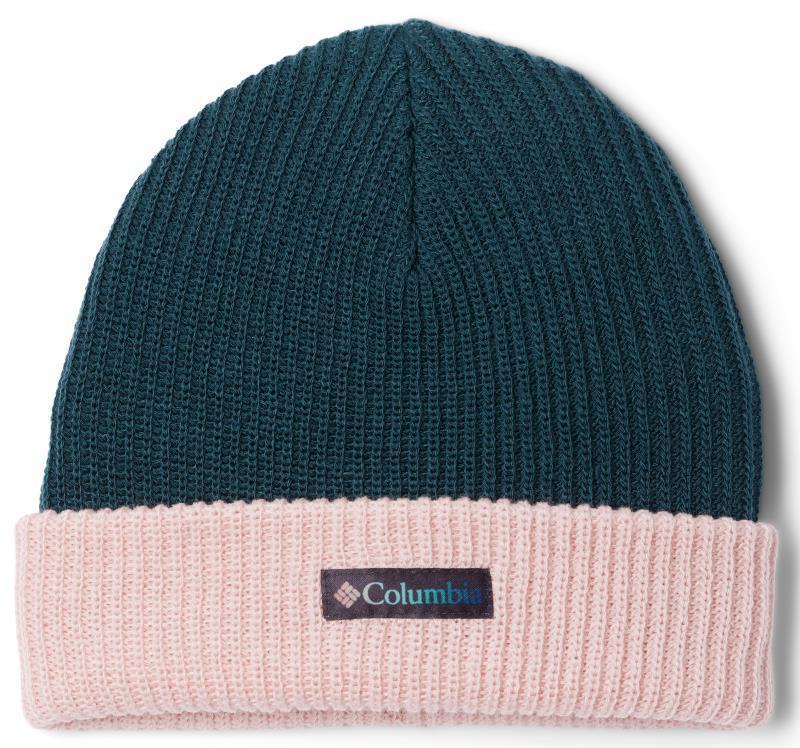 Whirlibird Cuffed Beanie - Youth - Night Wave / Dusty Pink 1