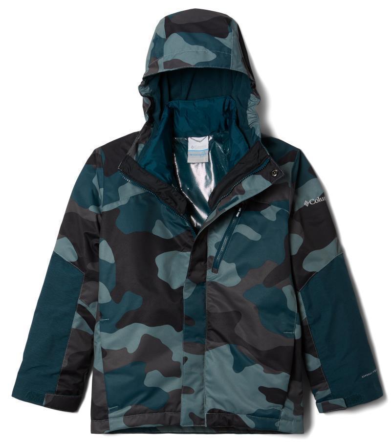 Whirlibird II Interchange Jacket - Youth Boys - Metal Mod Camo / Night Wave 1