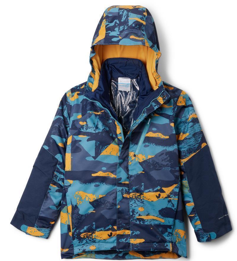 Whirlibird II Interchange Jacket - Youth Boys - Shasta Geoglacial / Collegiate Navy 1