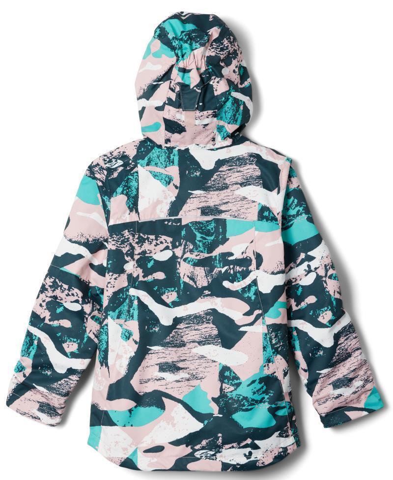 Whirlibird II Interchange Jacket - Youth Girls - Dusty Pink Geoglacial 2