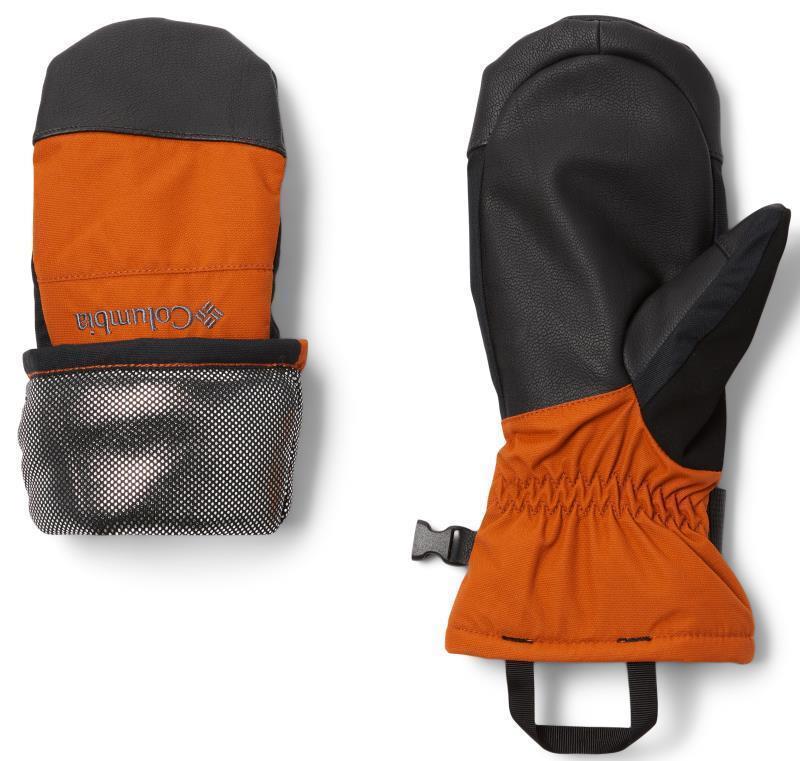 Whirlibird II Mittens - Youth - Warm Copper / Black 2