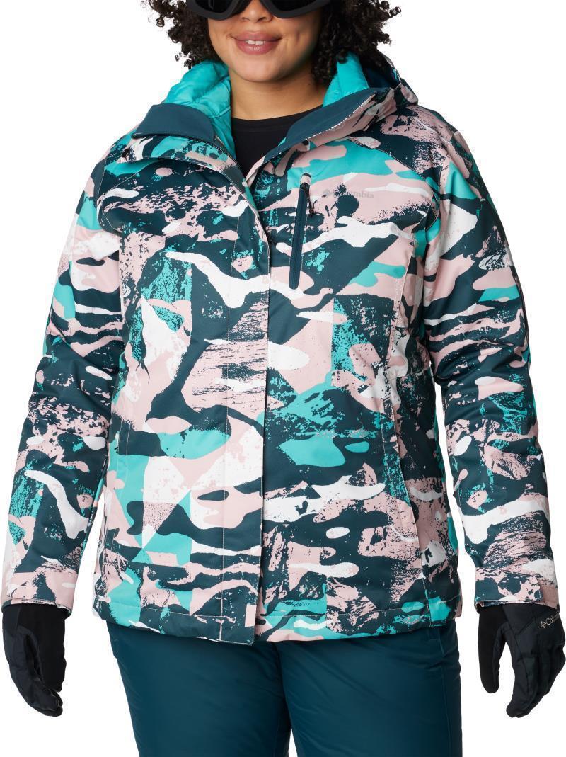 Whirlibird IV Interchange Jacket - Plus - Womens - Dusty Pink Geoglacial Print 1