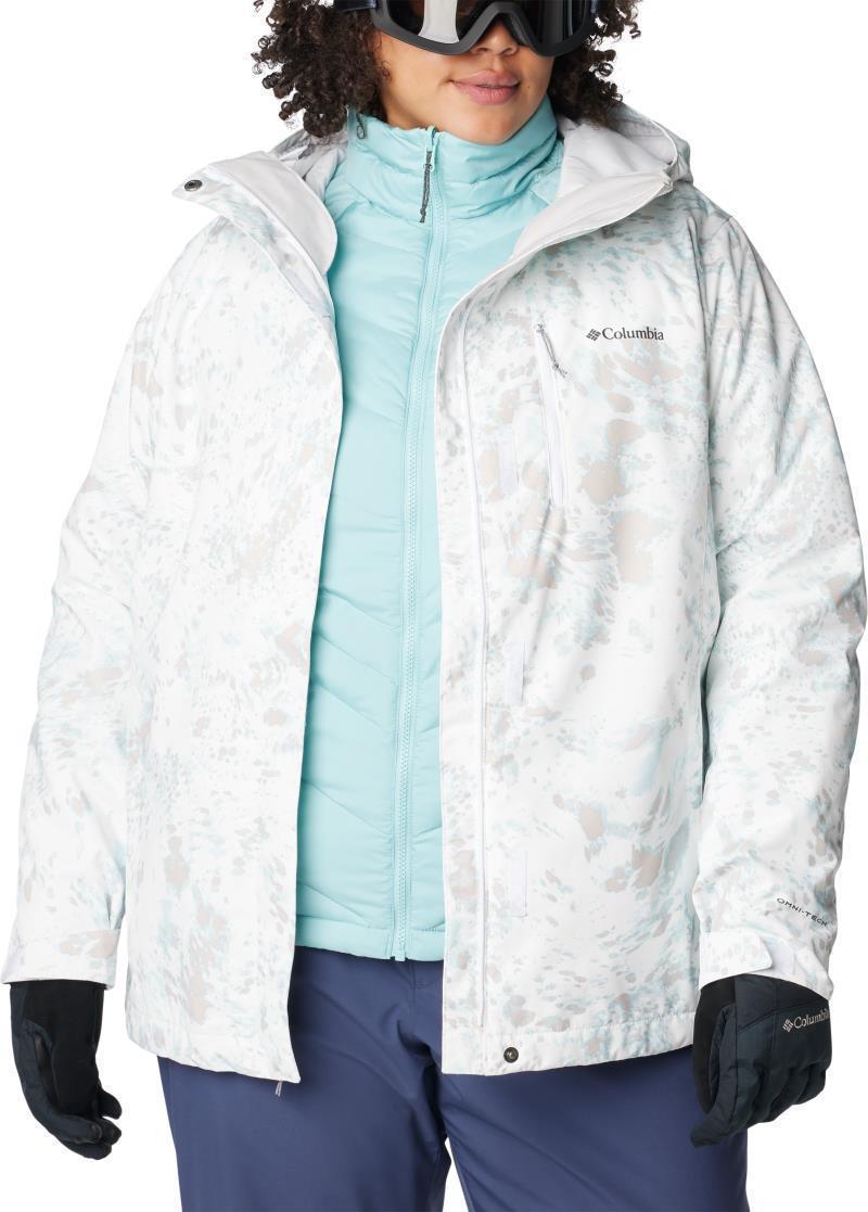 Whirlibird IV Interchange Jacket - Plus - Womens - White Flurries Print 4