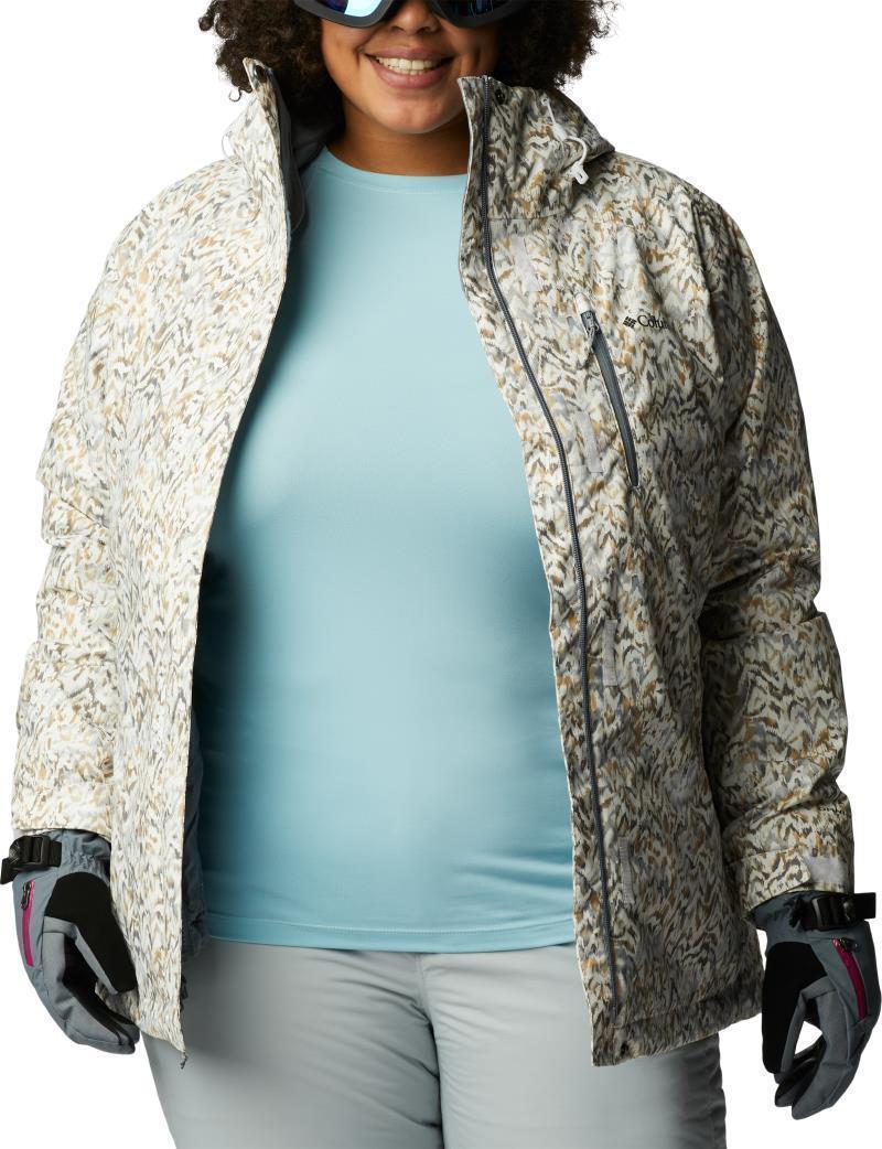Whirlibird IV Interchange Jacket - Plus - Womens - White Terrain Print 4