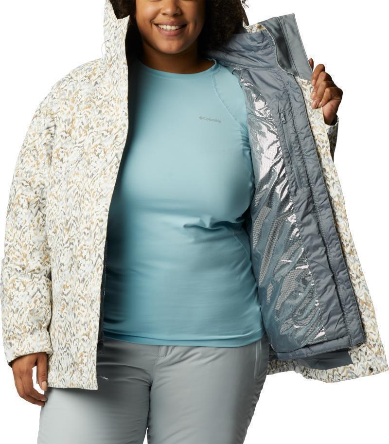 Whirlibird IV Interchange Jacket - Plus - Womens - White Terrain Print 6