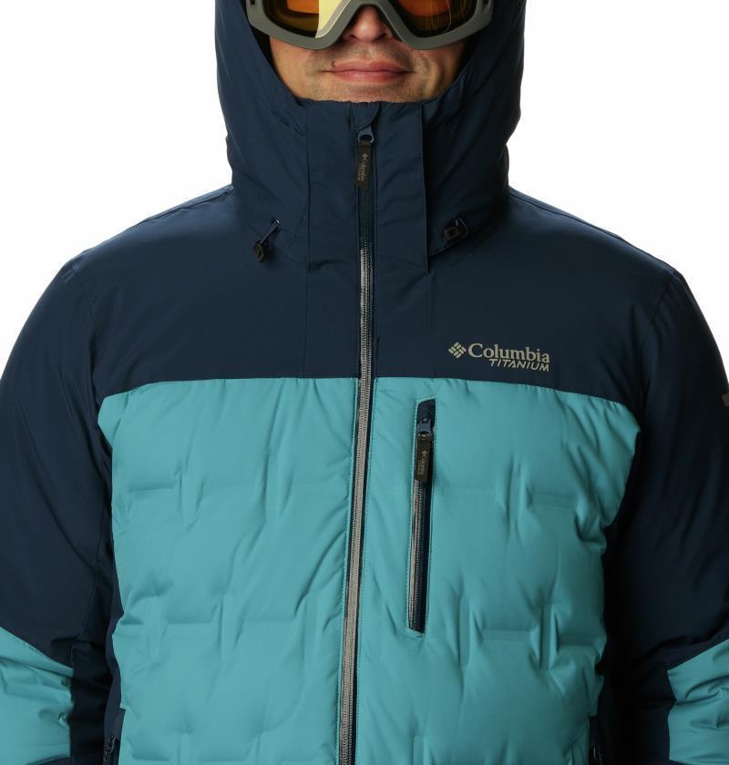 Wild Card III Down Jacket - Mens - Shasta / Collegiate Navy 7