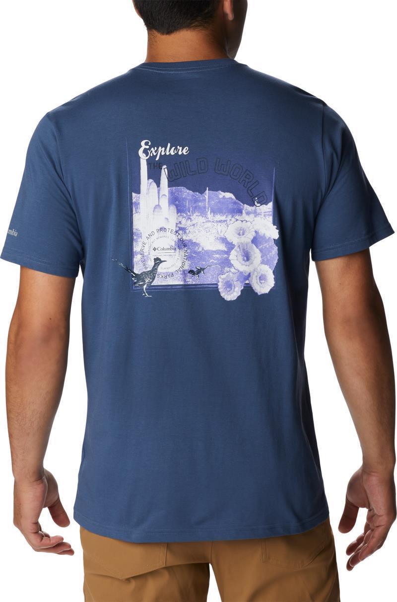 Wild Places SS Tee - Tall - Mens - Dark Mountain / Explore The World Graphic 2