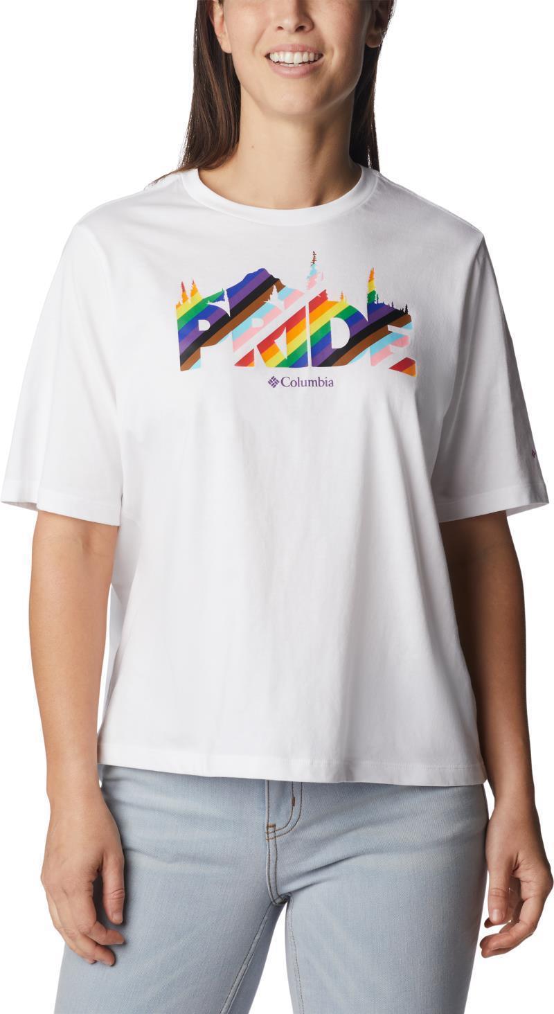 Wild Places SS Tee - Womens - White / Outdoorsy Pride 1
