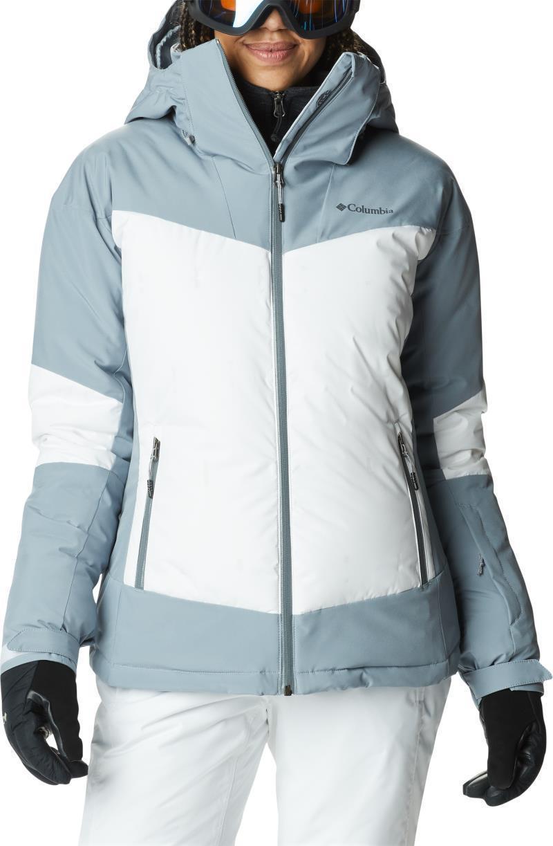 Wildcard II Down Jacket - Womens - White / Tradewinds Grey 1