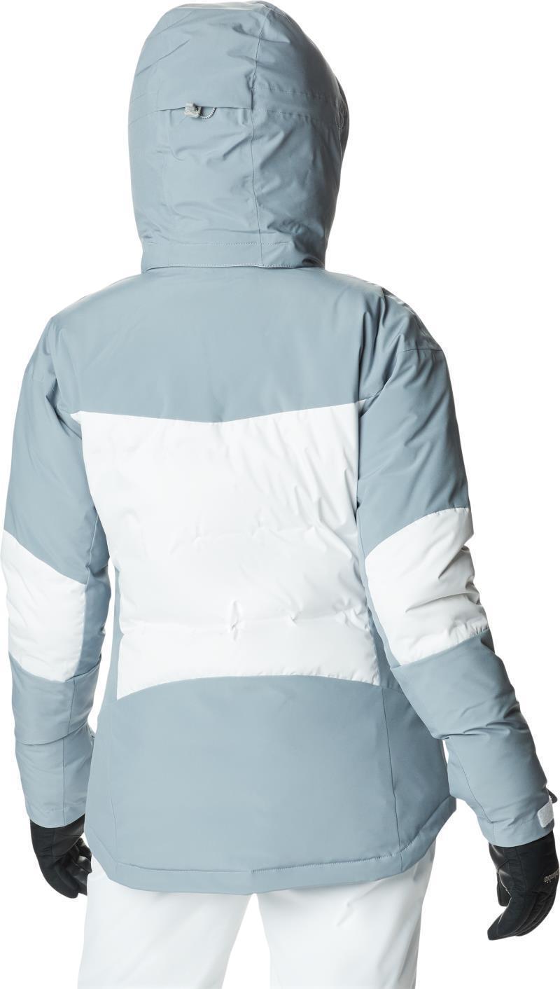Wildcard II Down Jacket - Womens - White / Tradewinds Grey 2