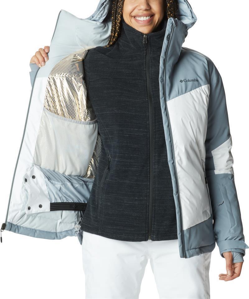 Wildcard II Down Jacket - Womens - White / Tradewinds Grey 4