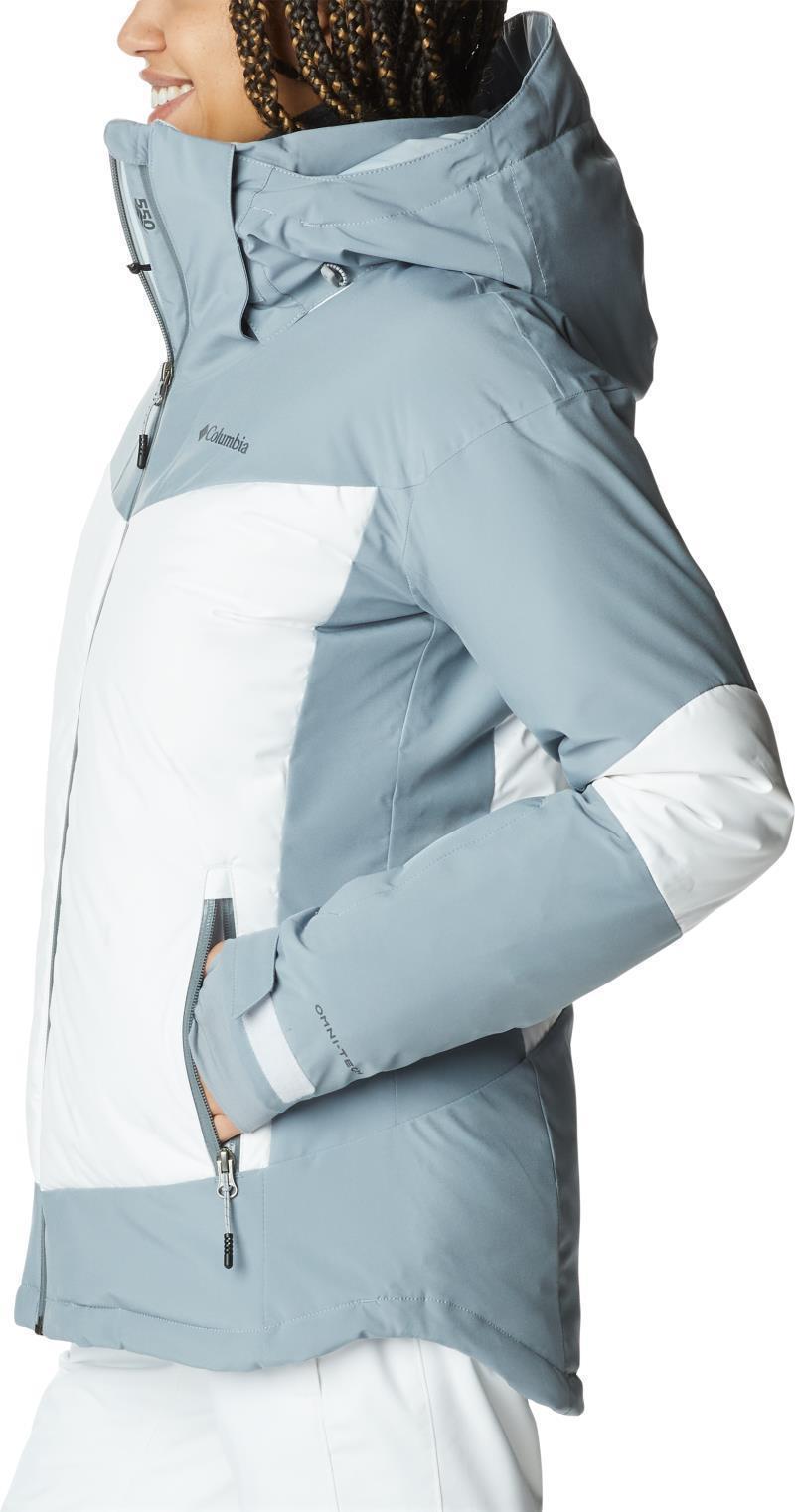 Wildcard II Down Jacket - Womens - White / Tradewinds Grey 5