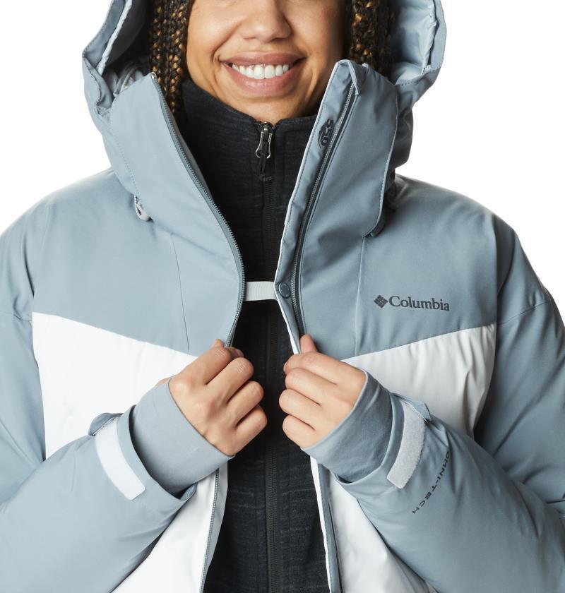 Wildcard II Down Jacket - Womens - White / Tradewinds Grey 8