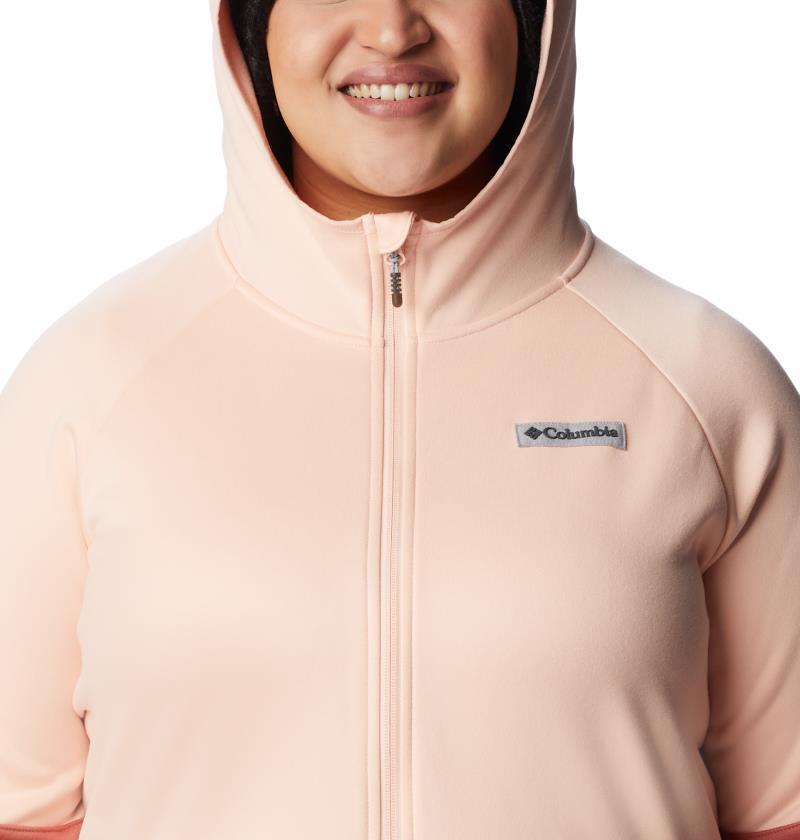 Windgates Full Zip - Plus - Womens - Peach Blossom / Dark Coral 6