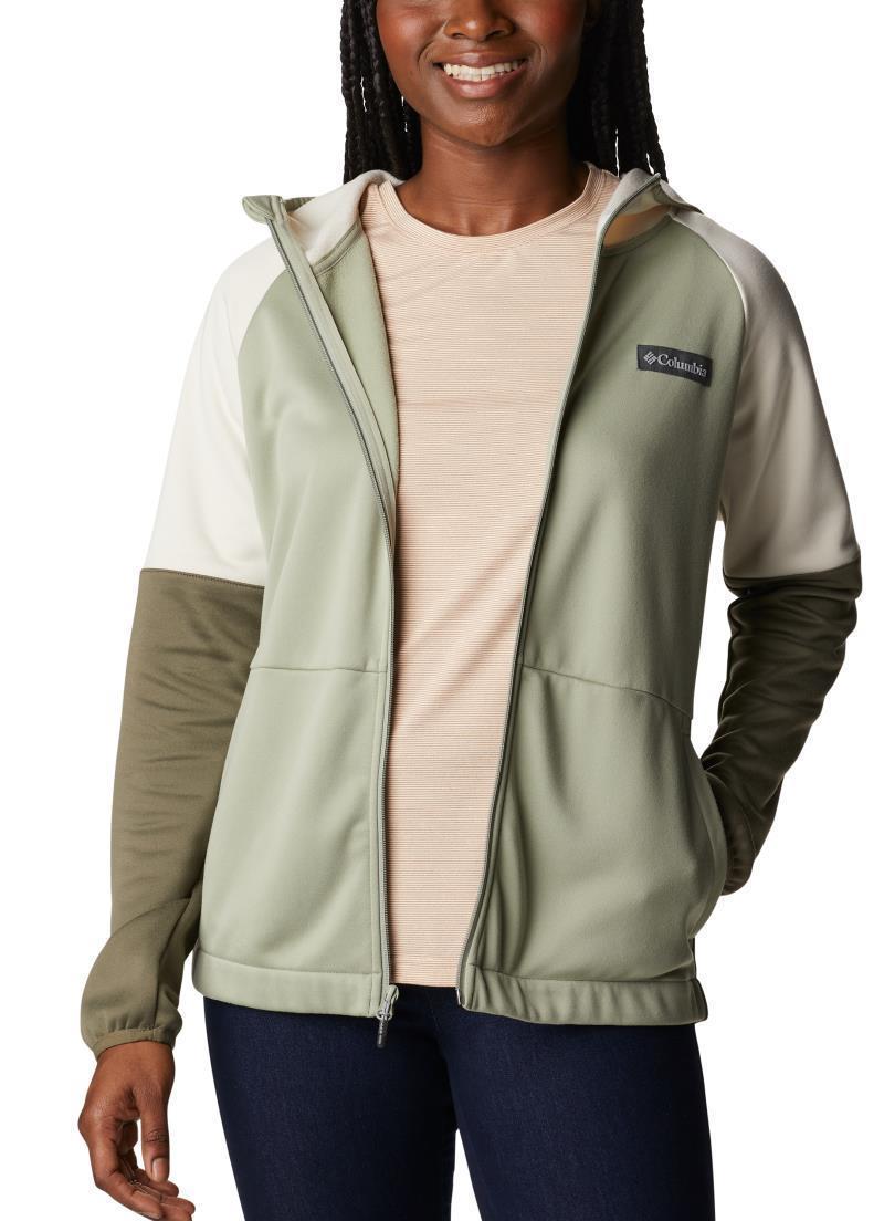 Windgates Full Zip - Womens - Safari / Chalk / Stone Green 3