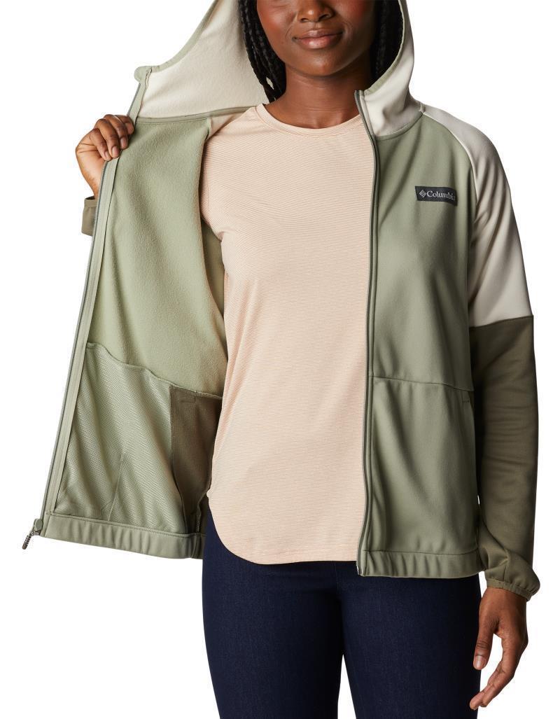 Windgates Full Zip - Womens - Safari / Chalk / Stone Green 4