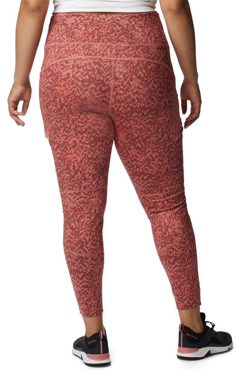 Windgates II Leggings - Plus - Womens - Dark Coral Terrain 2