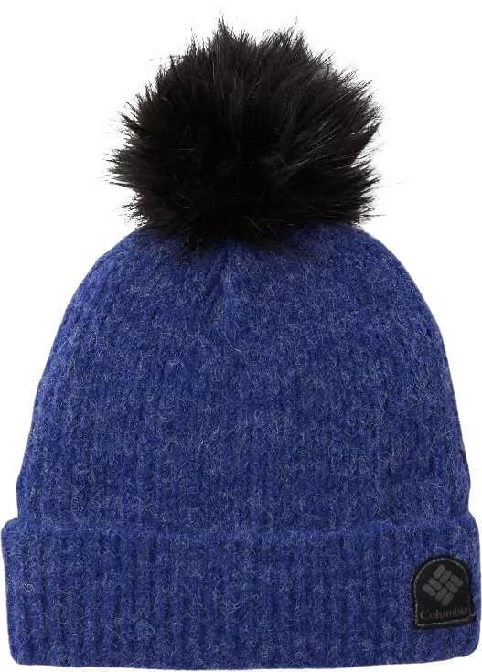 Winter Blur Pom Pom Beanie - Dark Sapphire 1