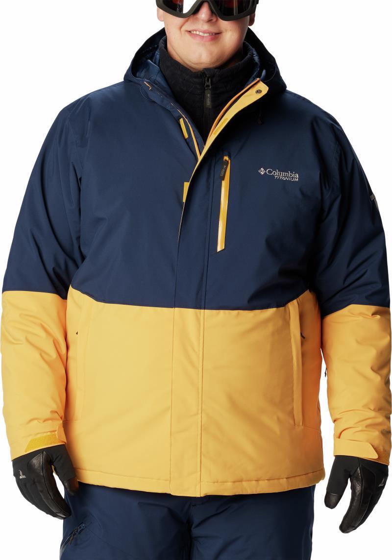 Winter District II Jacket - Big - Mens - Raw Honey / Collegiate Navy 1