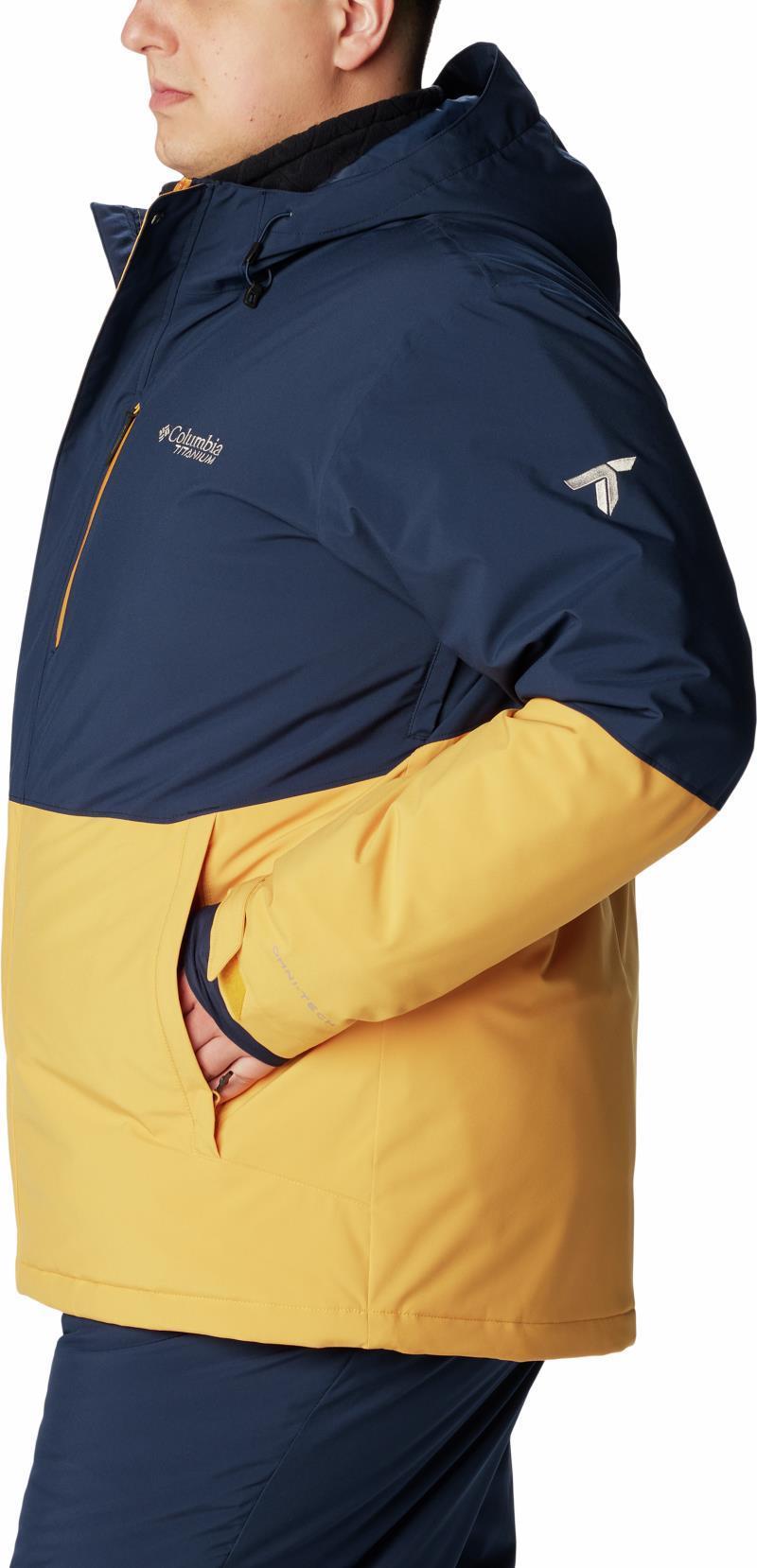 Winter District II Jacket - Big - Mens - Raw Honey / Collegiate Navy 6