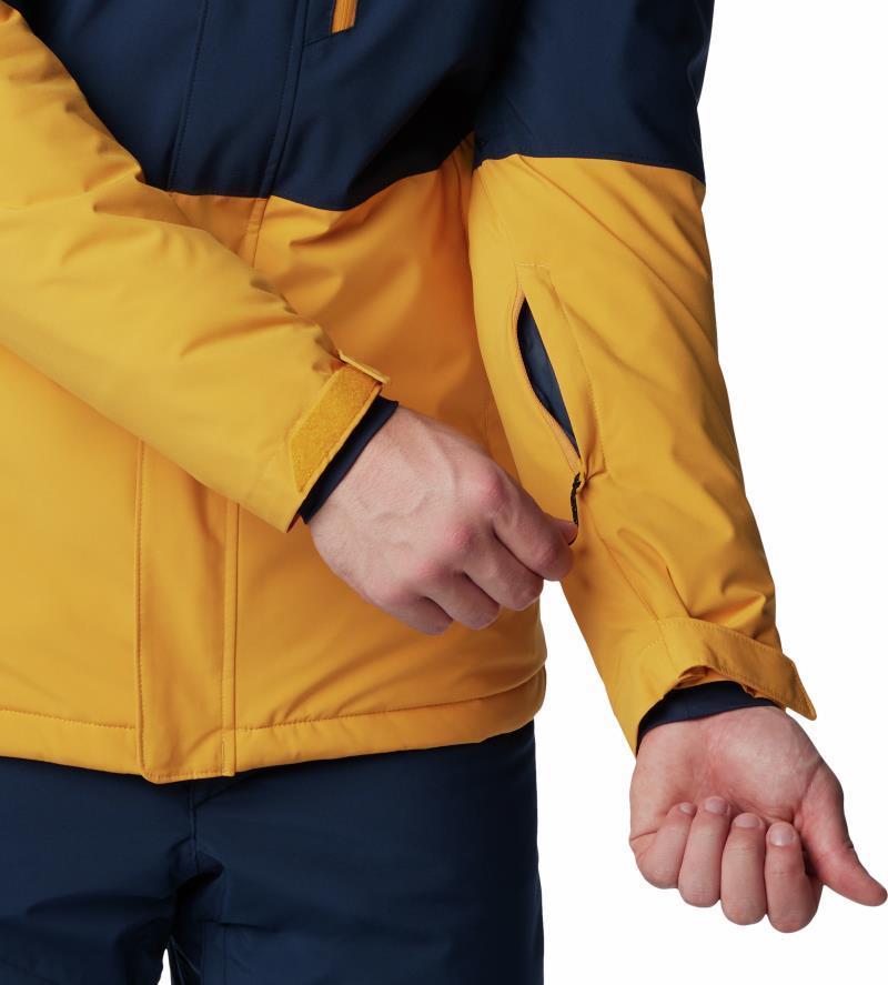 Winter District II Jacket - Mens - Raw Honey / Collegiate Navy 4