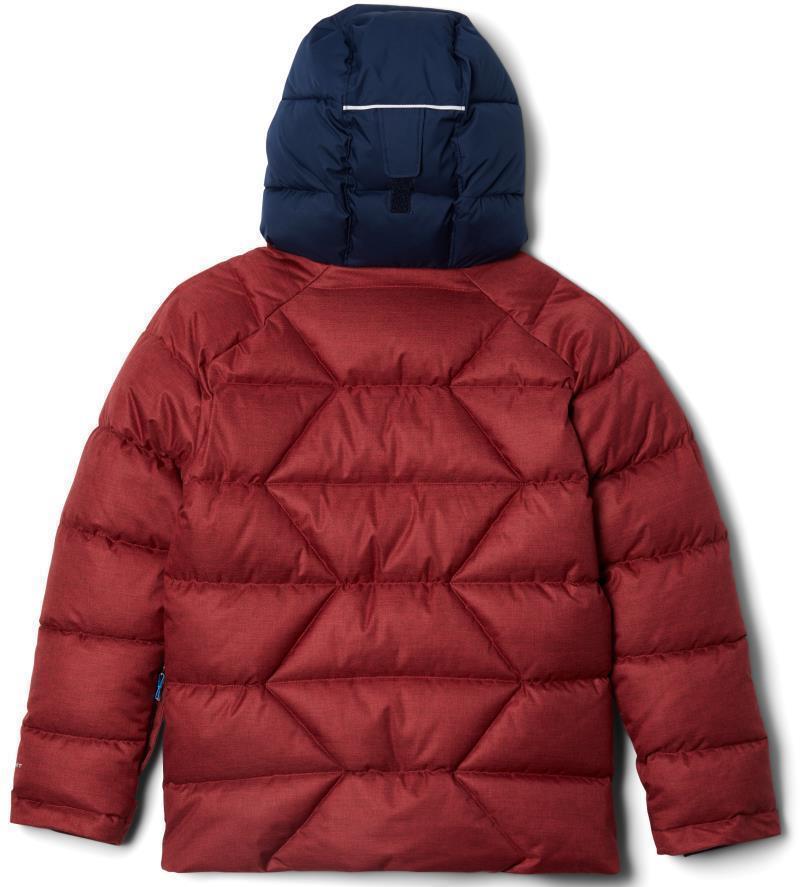 Winter Powder II Quilted Jacket - Youth Boys - Elderberry Heather / Collegiate Navy 2