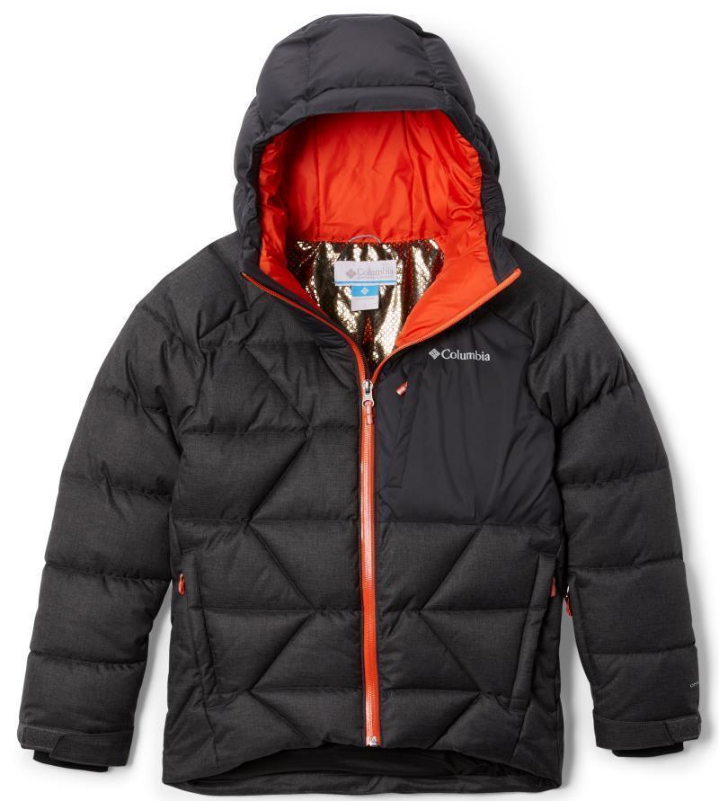Winter Powder II Quilted Jacket - Youth Boys - Shark Heather / Shark 1