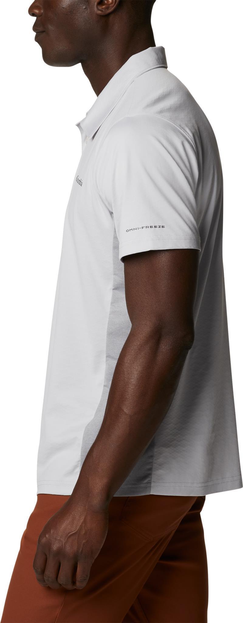 Zero Ice Cirro-Cool Polo - Mens - Nimbus Grey / Nimbus Grey Heather 3