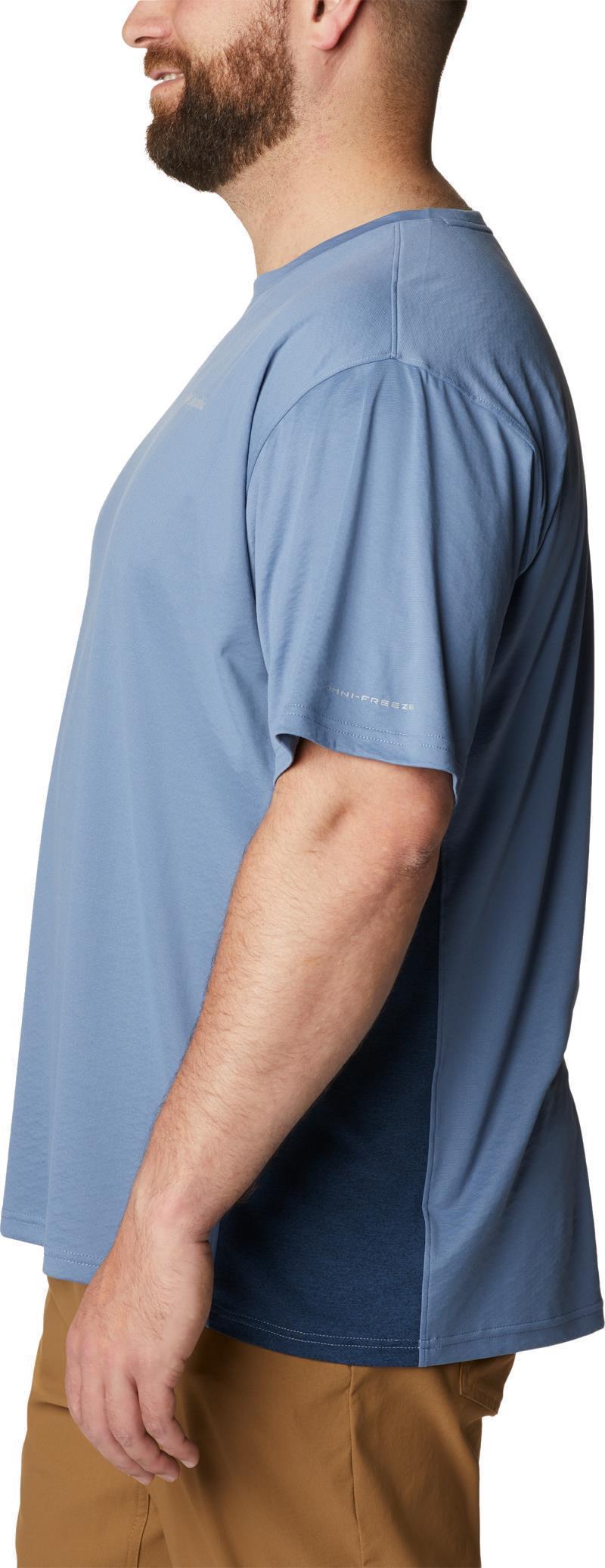 Zero Ice Cirro-Cool SS Shirt - Big - Mens - Bluestone / Collegiate Navy Heather 3