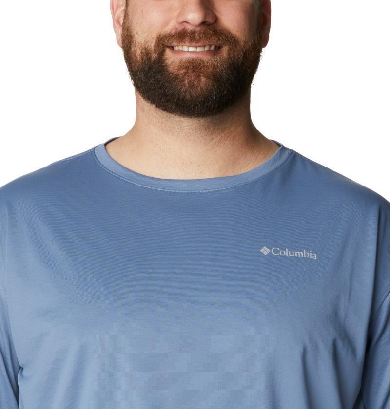 Zero Ice Cirro-Cool SS Shirt - Big - Mens - Bluestone / Collegiate Navy Heather 4