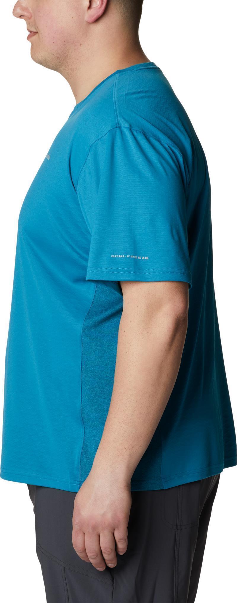 Zero Ice Cirro-Cool SS Shirt - Big - Mens - Deep Marine / Deep Marine Heather 3